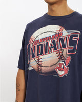 Vintage 1998 Cleveland Indians Tee <br>XL , The Real Deal , newtown, sydney, australia, thrift store, opshop, preloved, secondhand, sustainable, retro, antique, 70s, 80s, 90s, 2000s, 00s, fashion, clothing, streetwear, trendy, garment, style, boutique, store, shop, archive, sale, cheap, best, top