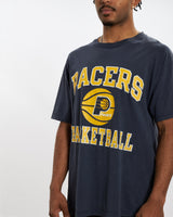 Vintage 90s Indiana Pacers Tee <br>L , The Real Deal , newtown, sydney, australia, thrift store, opshop, preloved, secondhand, sustainable, retro, antique, 70s, 80s, 90s, 2000s, 00s, fashion, clothing, streetwear, trendy, garment, style, boutique, store, shop, archive, sale, cheap, best, top