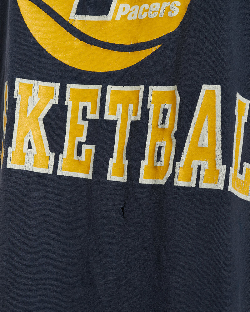 Vintage 90s Indiana Pacers Tee <br>L , The Real Deal , newtown, sydney, australia, thrift store, opshop, preloved, secondhand, sustainable, retro, antique, 70s, 80s, 90s, 2000s, 00s, fashion, clothing, streetwear, trendy, garment, style, boutique, store, shop, archive, sale, cheap, best, top