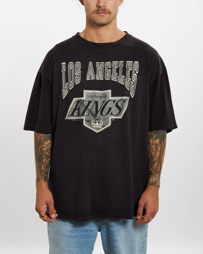 Vintage 1990 Los Angeles Kings Tee <br>XL , The Real Deal , newtown, sydney, australia, thrift store, opshop, preloved, secondhand, sustainable, retro, antique, 70s, 80s, 90s, 2000s, 00s, fashion, clothing, streetwear, trendy, garment, style, boutique, store, shop, archive, sale, cheap, best, top