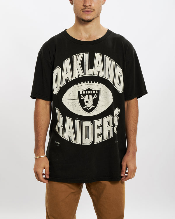 Vintage 1995 Oakland Raiders Tee <br>L , The Real Deal , newtown, sydney, australia, thrift store, opshop, preloved, secondhand, sustainable, retro, antique, 70s, 80s, 90s, 2000s, 00s, fashion, clothing, streetwear, trendy, garment, style, boutique, store, shop, archive, sale, cheap, best, top