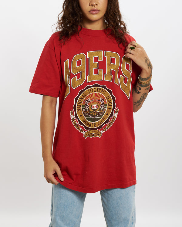 Vintage 90s San Francisco 49ers Tee <br>S , The Real Deal , newtown, sydney, australia, thrift store, opshop, preloved, secondhand, sustainable, retro, antique, 70s, 80s, 90s, 2000s, 00s, fashion, clothing, streetwear, trendy, garment, style, boutique, store, shop, archive, sale, cheap, best, top