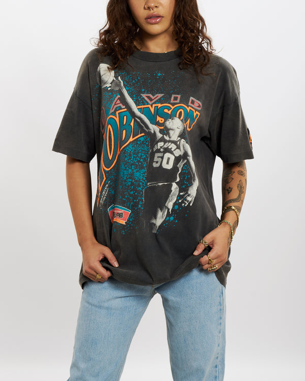 Vintage 1990 Spurs 'David Robinson' Tee <br>S