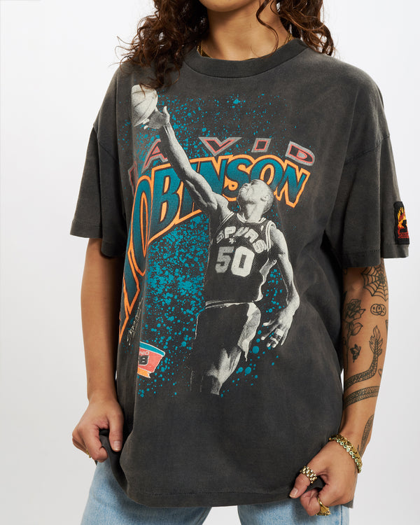 Vintage 1990 Spurs 'David Robinson' Tee <br>S