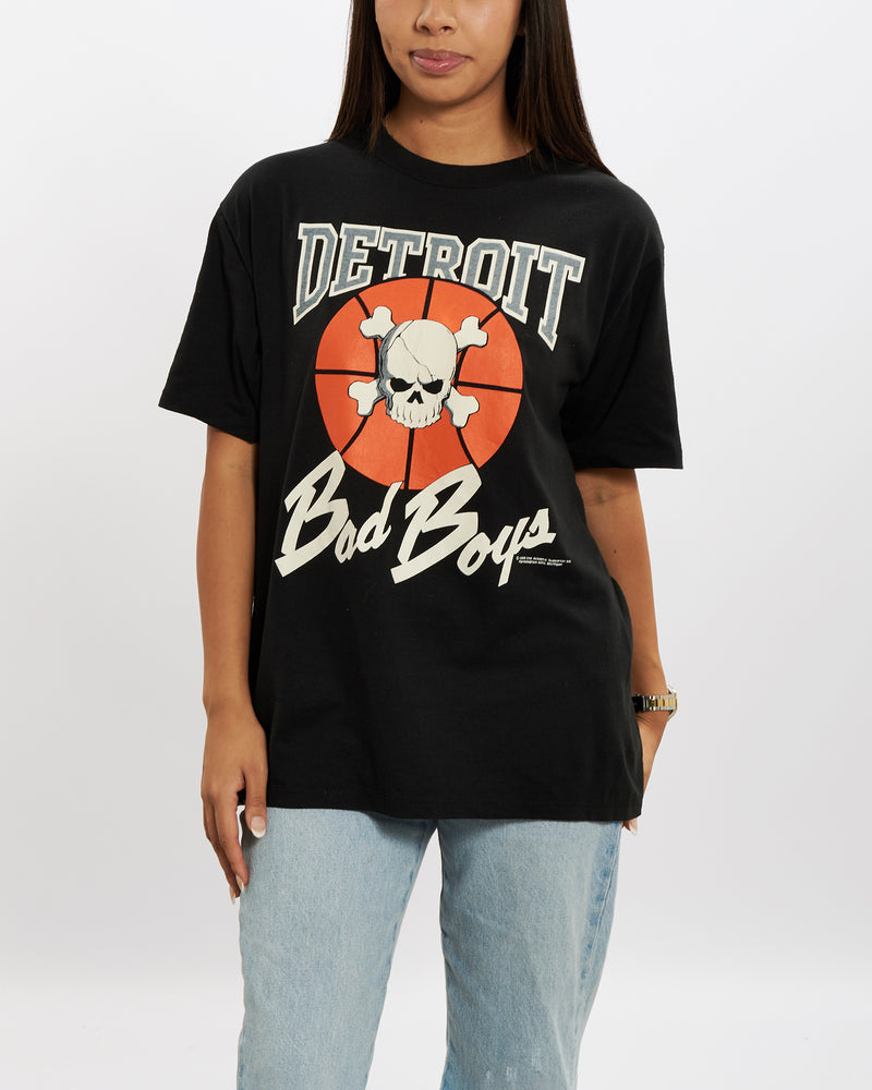 Vintage 1988 Detroit 'Bad Boys' Tee <br>M , The Real Deal , newtown, sydney, australia, thrift store, opshop, preloved, secondhand, sustainable, retro, antique, 70s, 80s, 90s, 2000s, 00s, fashion, clothing, streetwear, trendy, garment, style, boutique, store, shop, archive, sale, cheap, best, top