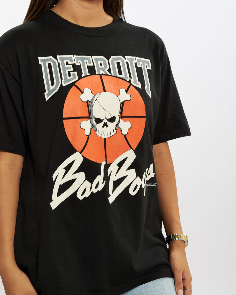 Vintage 1988 Detroit 'Bad Boys' Tee <br>M , The Real Deal , newtown, sydney, australia, thrift store, opshop, preloved, secondhand, sustainable, retro, antique, 70s, 80s, 90s, 2000s, 00s, fashion, clothing, streetwear, trendy, garment, style, boutique, store, shop, archive, sale, cheap, best, top