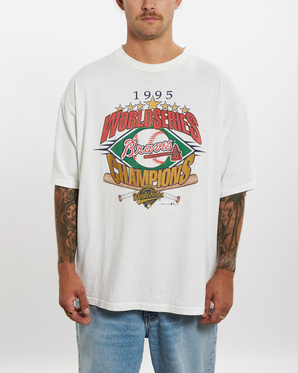 Vintage 1995 World Series 'Atlanta Braves' Tee <br>XL