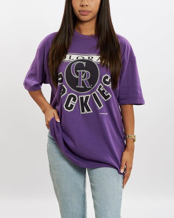 Vintage 1992 Colorado Rockies Tee <br>M