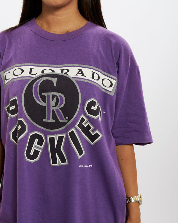 Vintage 1992 Colorado Rockies Tee <br>M , The Real Deal , newtown, sydney, australia, thrift store, opshop, preloved, secondhand, sustainable, retro, antique, 70s, 80s, 90s, 2000s, 00s, fashion, clothing, streetwear, trendy, garment, style, boutique, store, shop, archive, sale, cheap, best, top