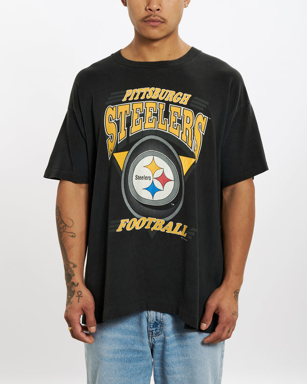 Vintage 1993 Pittsburgh Steelers Tee <br>XL , The Real Deal , newtown, sydney, australia, thrift store, opshop, preloved, secondhand, sustainable, retro, antique, 70s, 80s, 90s, 2000s, 00s, fashion, clothing, streetwear, trendy, garment, style, boutique, store, shop, archive, sale, cheap, best, top