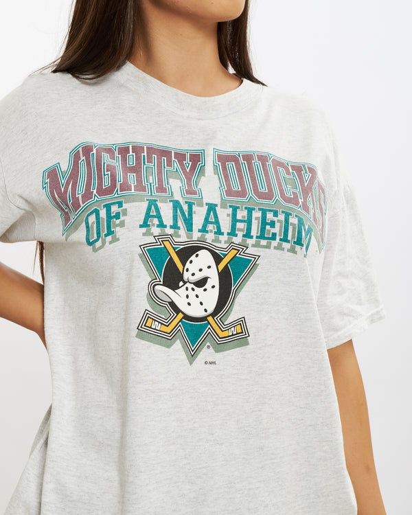 Vintage 90s Mighty Ducks Tee <br>M , The Real Deal , newtown, sydney, australia, thrift store, opshop, preloved, secondhand, sustainable, retro, antique, 70s, 80s, 90s, 2000s, 00s, fashion, clothing, streetwear, trendy, garment, style, boutique, store, shop, archive, sale, cheap, best, top