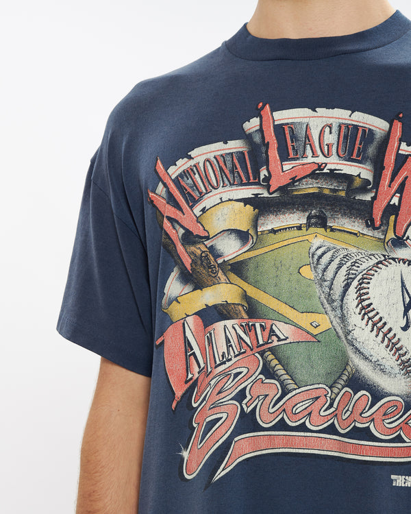 Vintage 1992 Atlanta Braves Tee <br>L , The Real Deal , newtown, sydney, australia, thrift store, opshop, preloved, secondhand, sustainable, retro, antique, 70s, 80s, 90s, 2000s, 00s, fashion, clothing, streetwear, trendy, garment, style, boutique, store, shop, archive, sale, cheap, best, top