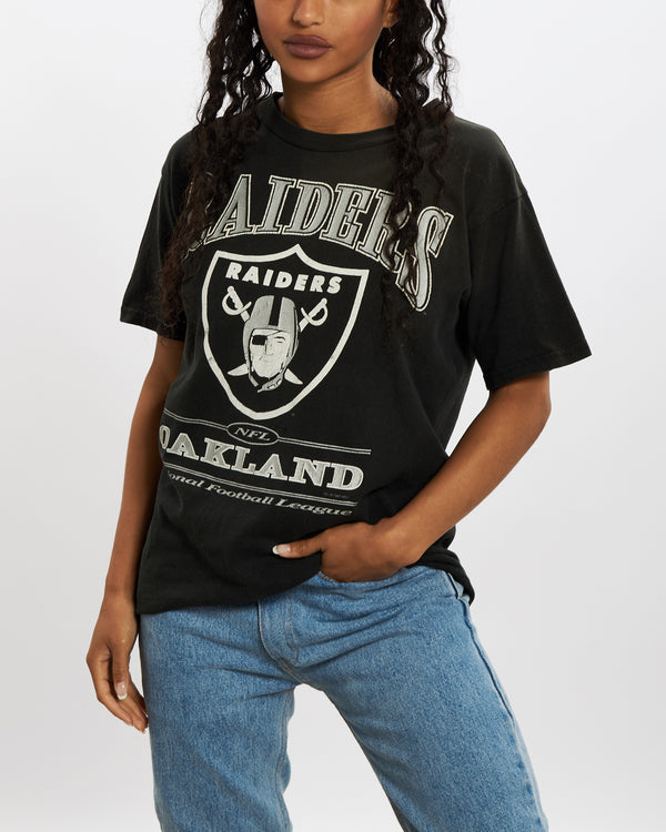 Vintage 1997 Oakland Raiders Tee <br>S , The Real Deal , newtown, sydney, australia, thrift store, opshop, preloved, secondhand, sustainable, retro, antique, 70s, 80s, 90s, 2000s, 00s, fashion, clothing, streetwear, trendy, garment, style, boutique, store, shop, archive, sale, cheap, best, top