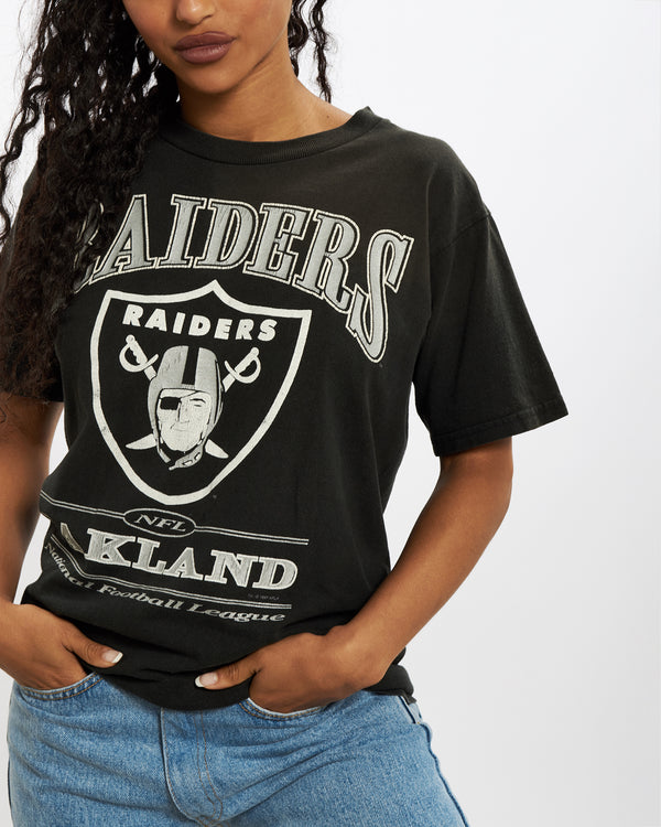 Vintage 1997 Oakland Raiders Tee <br>S , The Real Deal , newtown, sydney, australia, thrift store, opshop, preloved, secondhand, sustainable, retro, antique, 70s, 80s, 90s, 2000s, 00s, fashion, clothing, streetwear, trendy, garment, style, boutique, store, shop, archive, sale, cheap, best, top