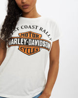 Vintage Y2K Harley Davidson 'West Coast Rally' Tee <br>XS , The Real Deal , newtown, sydney, australia, thrift store, opshop, preloved, secondhand, sustainable, retro, antique, 70s, 80s, 90s, 2000s, 00s, fashion, clothing, streetwear, trendy, garment, style, boutique, store, shop, archive, sale, cheap, best, top