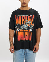 Vintage 1996 Harley Davidson 'Big Print' Tee <br>XL , The Real Deal , newtown, sydney, australia, thrift store, opshop, preloved, secondhand, sustainable, retro, antique, 70s, 80s, 90s, 2000s, 00s, fashion, clothing, streetwear, trendy, garment, style, boutique, store, shop, archive, sale, cheap, best, top