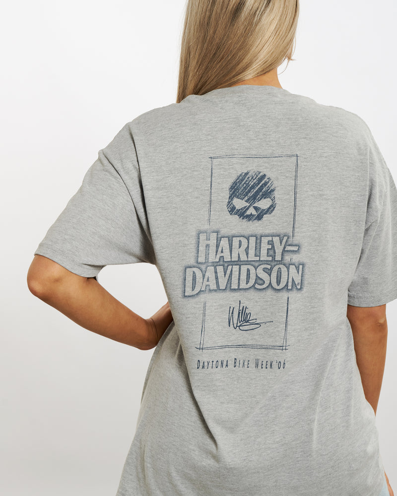 Vintage Harley Davidson Tee <br>S , The Real Deal , newtown, sydney, australia, thrift store, opshop, preloved, secondhand, sustainable, retro, antique, 70s, 80s, 90s, 2000s, 00s, fashion, clothing, streetwear, trendy, garment, style, boutique, store, shop, archive, sale, cheap, best, top