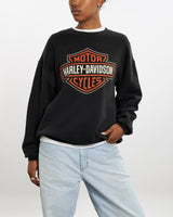 Vintage Harley Davidson Sweatshirt <br>M , The Real Deal , newtown, sydney, australia, thrift store, opshop, preloved, secondhand, sustainable, retro, antique, 70s, 80s, 90s, 2000s, 00s, fashion, clothing, streetwear, trendy, garment, style, boutique, store, shop, archive, sale, cheap, best, top