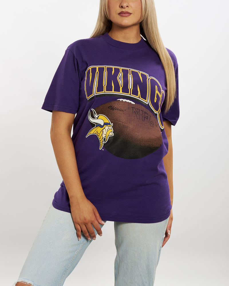 Vintage 1996 NFL Minnesota Vikings Tee <br>S , The Real Deal , newtown, sydney, australia, thrift store, opshop, preloved, secondhand, sustainable, retro, antique, 70s, 80s, 90s, 2000s, 00s, fashion, clothing, streetwear, trendy, garment, style, boutique, store, shop, archive, sale, cheap, best, top