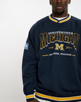 Vintage 90s NFL Michigan Wolverines Sweatshirt <br>XL , The Real Deal , newtown, sydney, australia, thrift store, opshop, preloved, secondhand, sustainable, retro, antique, 70s, 80s, 90s, 2000s, 00s, fashion, clothing, streetwear, trendy, garment, style, boutique, store, shop, archive, sale, cheap, best, top