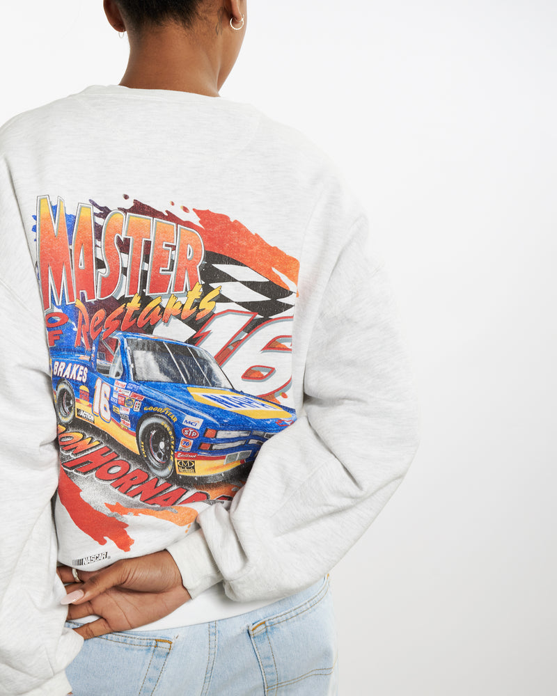 Vintage 1998 NASCAR Racing Sweatshirt <br>M , The Real Deal , newtown, sydney, australia, thrift store, opshop, preloved, secondhand, sustainable, retro, antique, 70s, 80s, 90s, 2000s, 00s, fashion, clothing, streetwear, trendy, garment, style, boutique, store, shop, archive, sale, cheap, best, top