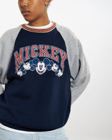 Vintage 90s Mickey Mouse Sweatshirt <br>M , The Real Deal , newtown, sydney, australia, thrift store, opshop, preloved, secondhand, sustainable, retro, antique, 70s, 80s, 90s, 2000s, 00s, fashion, clothing, streetwear, trendy, garment, style, boutique, store, shop, archive, sale, cheap, best, top