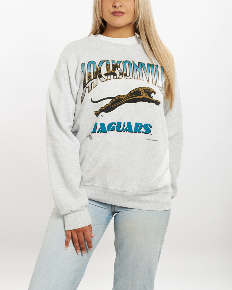 Vintage 1993 NFL Jacksonville Jaguars Sweatshirt <br>S , The Real Deal , newtown, sydney, australia, thrift store, opshop, preloved, secondhand, sustainable, retro, antique, 70s, 80s, 90s, 2000s, 00s, fashion, clothing, streetwear, trendy, garment, style, boutique, store, shop, archive, sale, cheap, best, top