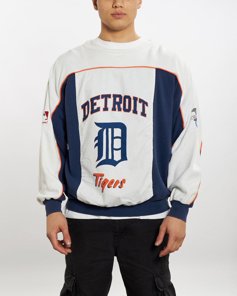 Vintage 90s MLB Detroit Tigers Sweatshirt <br>L , The Real Deal , newtown, sydney, australia, thrift store, opshop, preloved, secondhand, sustainable, retro, antique, 70s, 80s, 90s, 2000s, 00s, fashion, clothing, streetwear, trendy, garment, style, boutique, store, shop, archive, sale, cheap, best, top