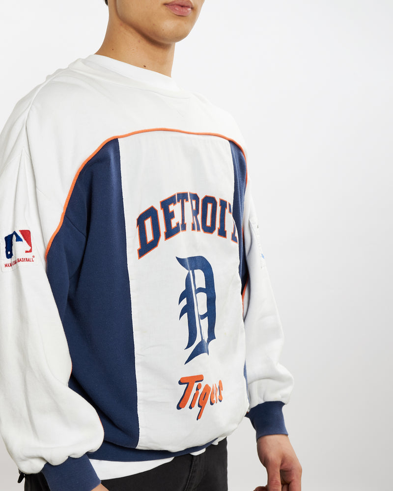 Vintage 90s MLB Detroit Tigers Sweatshirt <br>L , The Real Deal , newtown, sydney, australia, thrift store, opshop, preloved, secondhand, sustainable, retro, antique, 70s, 80s, 90s, 2000s, 00s, fashion, clothing, streetwear, trendy, garment, style, boutique, store, shop, archive, sale, cheap, best, top