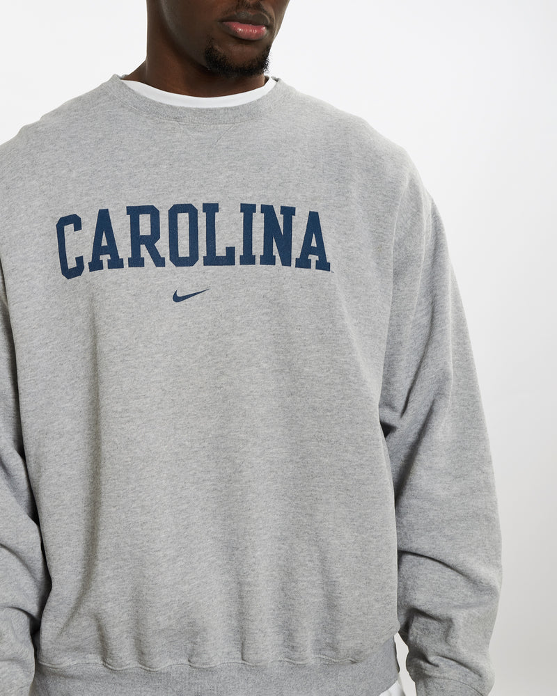 Vintage 90s Nike Carolina Sweatshirt <br>XL , The Real Deal , newtown, sydney, australia, thrift store, opshop, preloved, secondhand, sustainable, retro, antique, 70s, 80s, 90s, 2000s, 00s, fashion, clothing, streetwear, trendy, garment, style, boutique, store, shop, archive, sale, cheap, best, top