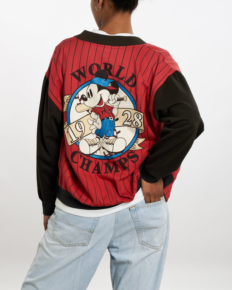 Vintage 90s Mickey Mouse Bomber Jacket <br>M