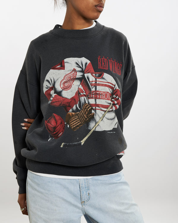 Vintage 90s NHL Detroit Red Wings Sweatshirt <br>M , The Real Deal , newtown, sydney, australia, thrift store, opshop, preloved, secondhand, sustainable, retro, antique, 70s, 80s, 90s, 2000s, 00s, fashion, clothing, streetwear, trendy, garment, style, boutique, store, shop, archive, sale, cheap, best, top