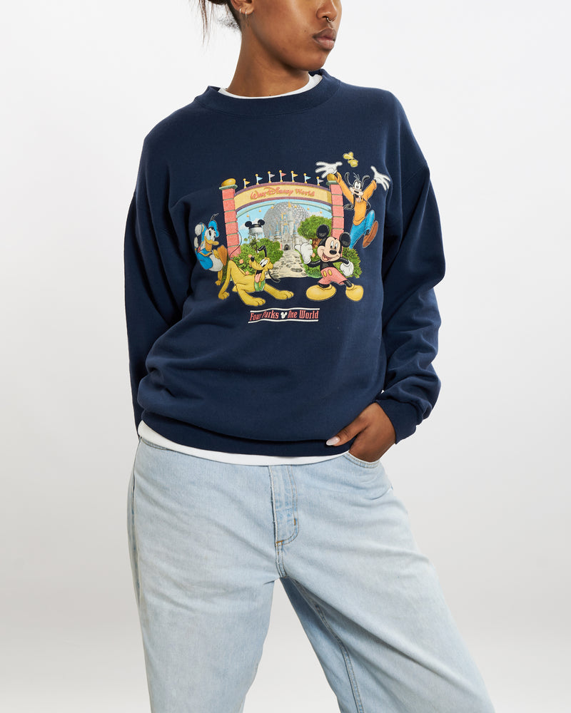 Vintage 90s Walt Disney World Sweatshirt <br>M , The Real Deal , newtown, sydney, australia, thrift store, opshop, preloved, secondhand, sustainable, retro, antique, 70s, 80s, 90s, 2000s, 00s, fashion, clothing, streetwear, trendy, garment, style, boutique, store, shop, archive, sale, cheap, best, top