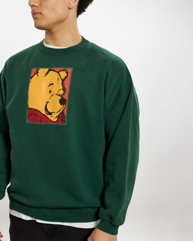 Vintage 90s Winnie The Pooh Sweatshirt <br>L , The Real Deal , newtown, sydney, australia, thrift store, opshop, preloved, secondhand, sustainable, retro, antique, 70s, 80s, 90s, 2000s, 00s, fashion, clothing, streetwear, trendy, garment, style, boutique, store, shop, archive, sale, cheap, best, top