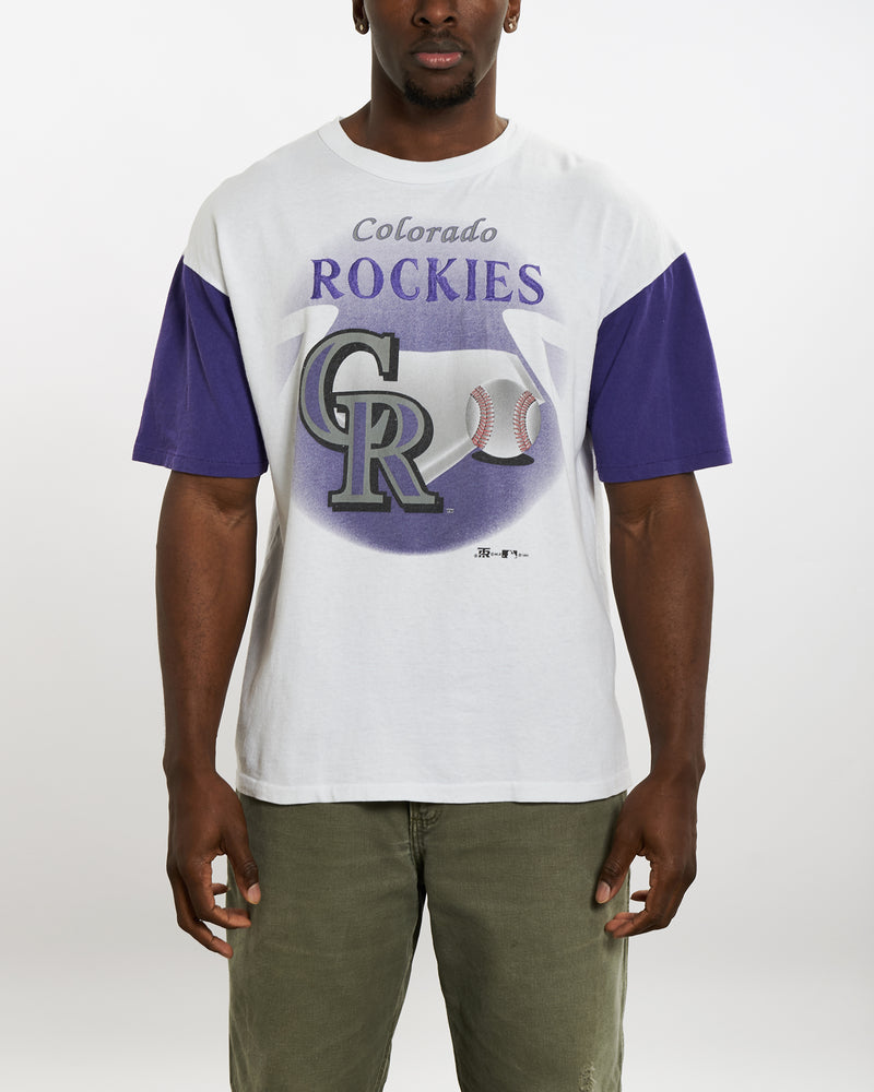 1994 MLB Colorado Rockies Tee <br>L