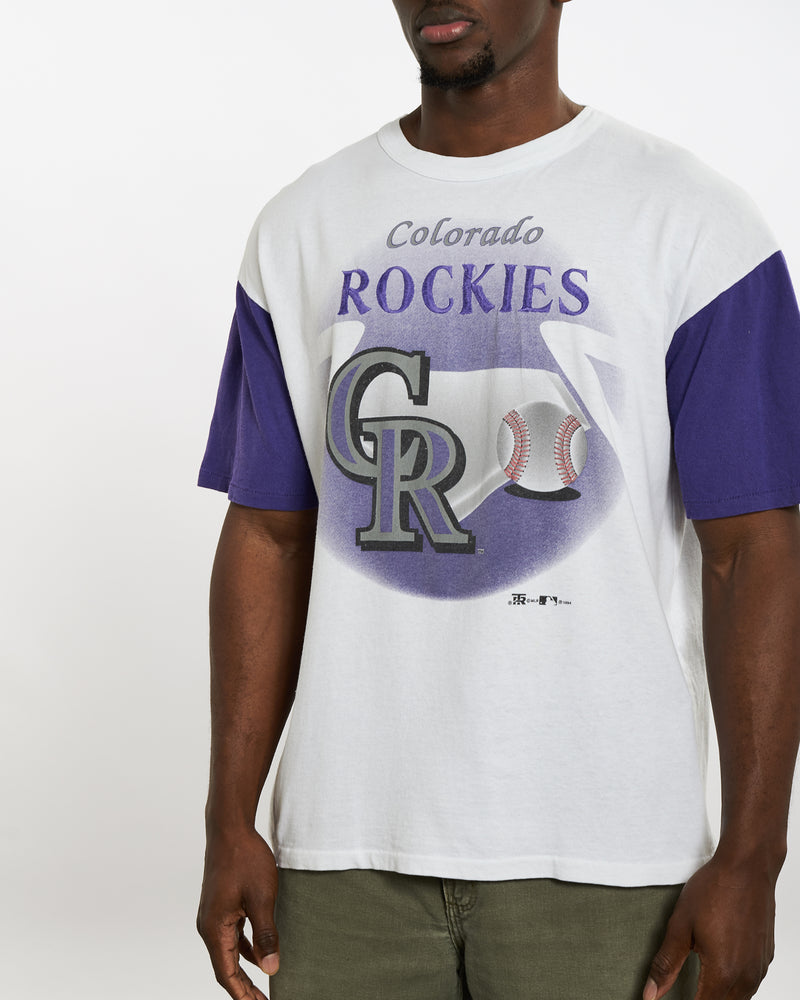 Vintage 1994 MLB Colorado Rockies Tee <br>L , The Real Deal , newtown, sydney, australia, thrift store, opshop, preloved, secondhand, sustainable, retro, antique, 70s, 80s, 90s, 2000s, 00s, fashion, clothing, streetwear, trendy, garment, style, boutique, store, shop, archive, sale, cheap, best, top