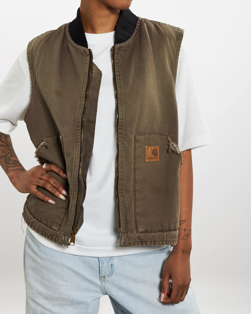 Vintage 90s Carhartt Workwear Vest <br>M , The Real Deal , newtown, sydney, australia, thrift store, opshop, preloved, secondhand, sustainable, retro, antique, 70s, 80s, 90s, 2000s, 00s, fashion, clothing, streetwear, trendy, garment, style, boutique, store, shop, archive, sale, cheap, best, top