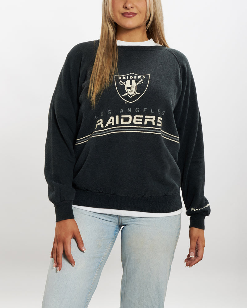 Vintage 80s NFL Los Angeles Raiders Sweatshirt <br>XS , The Real Deal , newtown, sydney, australia, thrift store, opshop, preloved, secondhand, sustainable, retro, antique, 70s, 80s, 90s, 2000s, 00s, fashion, clothing, streetwear, trendy, garment, style, boutique, store, shop, archive, sale, cheap, best, top