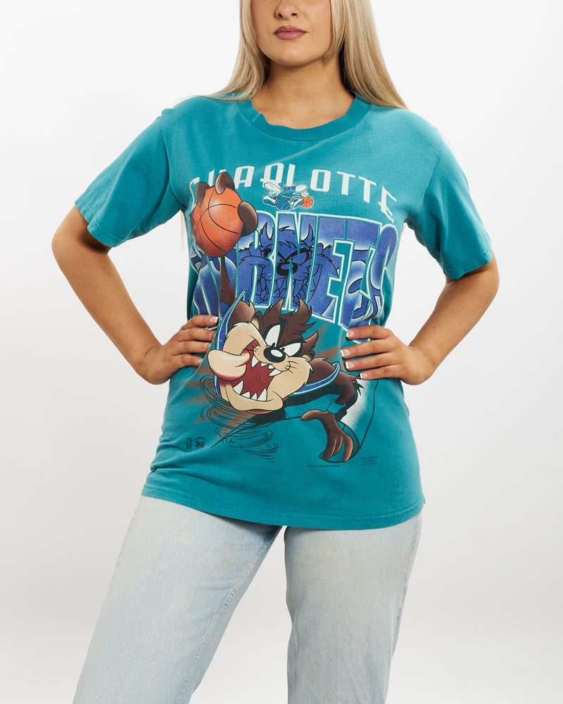 Vintage 1995 NBA Charlotte Hornets Taz Devil Tee <br>XS , The Real Deal , newtown, sydney, australia, thrift store, opshop, preloved, secondhand, sustainable, retro, antique, 70s, 80s, 90s, 2000s, 00s, fashion, clothing, streetwear, trendy, garment, style, boutique, store, shop, archive, sale, cheap, best, top