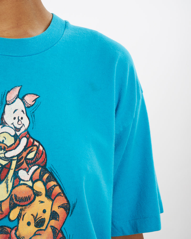 Vintage 90s Winnie The Pooh Tee <br>M , The Real Deal , newtown, sydney, australia, thrift store, opshop, preloved, secondhand, sustainable, retro, antique, 70s, 80s, 90s, 2000s, 00s, fashion, clothing, streetwear, trendy, garment, style, boutique, store, shop, archive, sale, cheap, best, top