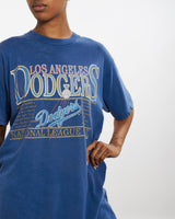 Vintage 1991 MLB Los Angeles Dodgers Tee <br>M , The Real Deal , newtown, sydney, australia, thrift store, opshop, preloved, secondhand, sustainable, retro, antique, 70s, 80s, 90s, 2000s, 00s, fashion, clothing, streetwear, trendy, garment, style, boutique, store, shop, archive, sale, cheap, best, top