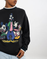 Vintage 90s Disney Sweatshirt <br>M , The Real Deal , newtown, sydney, australia, thrift store, opshop, preloved, secondhand, sustainable, retro, antique, 70s, 80s, 90s, 2000s, 00s, fashion, clothing, streetwear, trendy, garment, style, boutique, store, shop, archive, sale, cheap, best, top