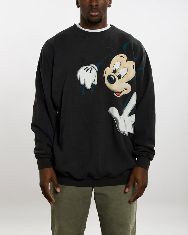 Vintage 90s Mickey Mouse Sweatshirt <br>XXL