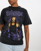 Vintage Undertaker Wrestling Tee <br>S , The Real Deal , newtown, sydney, australia, thrift store, opshop, preloved, secondhand, sustainable, retro, antique, 70s, 80s, 90s, 2000s, 00s, fashion, clothing, streetwear, trendy, garment, style, boutique, store, shop, archive, sale, cheap, best, top