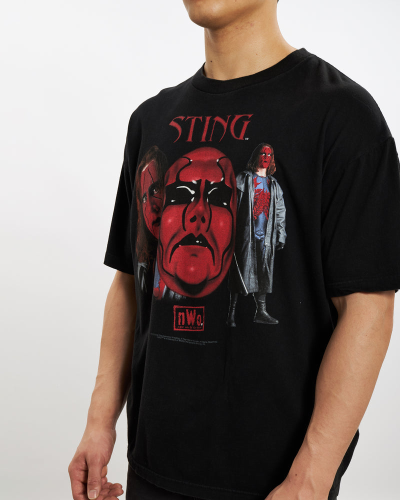 Vintage 1998 Sting Wrestling Tee <br>L , The Real Deal , newtown, sydney, australia, thrift store, opshop, preloved, secondhand, sustainable, retro, antique, 70s, 80s, 90s, 2000s, 00s, fashion, clothing, streetwear, trendy, garment, style, boutique, store, shop, archive, sale, cheap, best, top