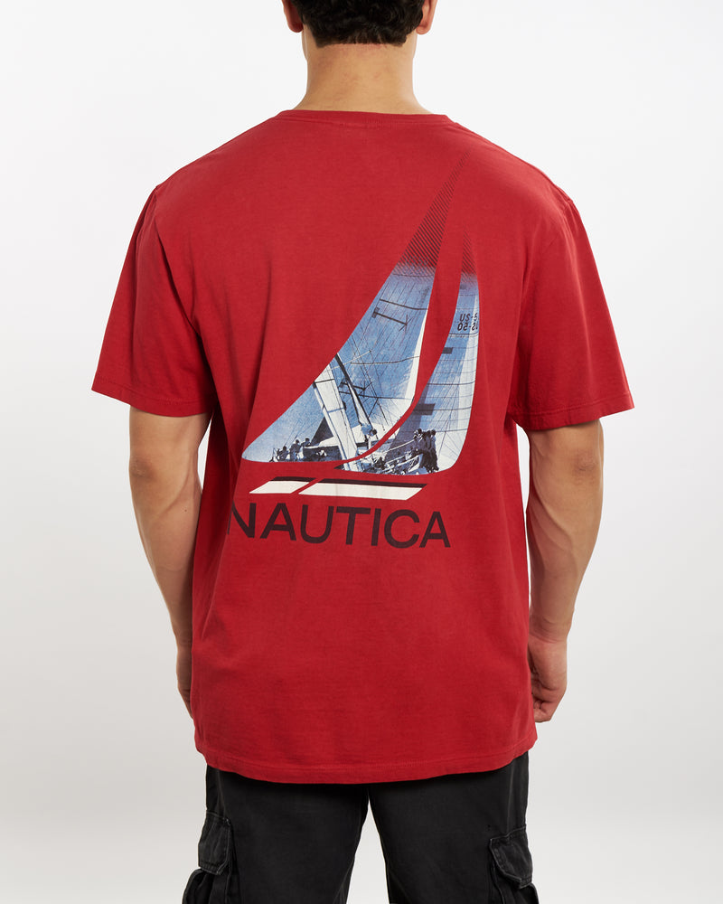 Vintage 90s Nautica Pocket Tee <br>L , The Real Deal , newtown, sydney, australia, thrift store, opshop, preloved, secondhand, sustainable, retro, antique, 70s, 80s, 90s, 2000s, 00s, fashion, clothing, streetwear, trendy, garment, style, boutique, store, shop, archive, sale, cheap, best, top