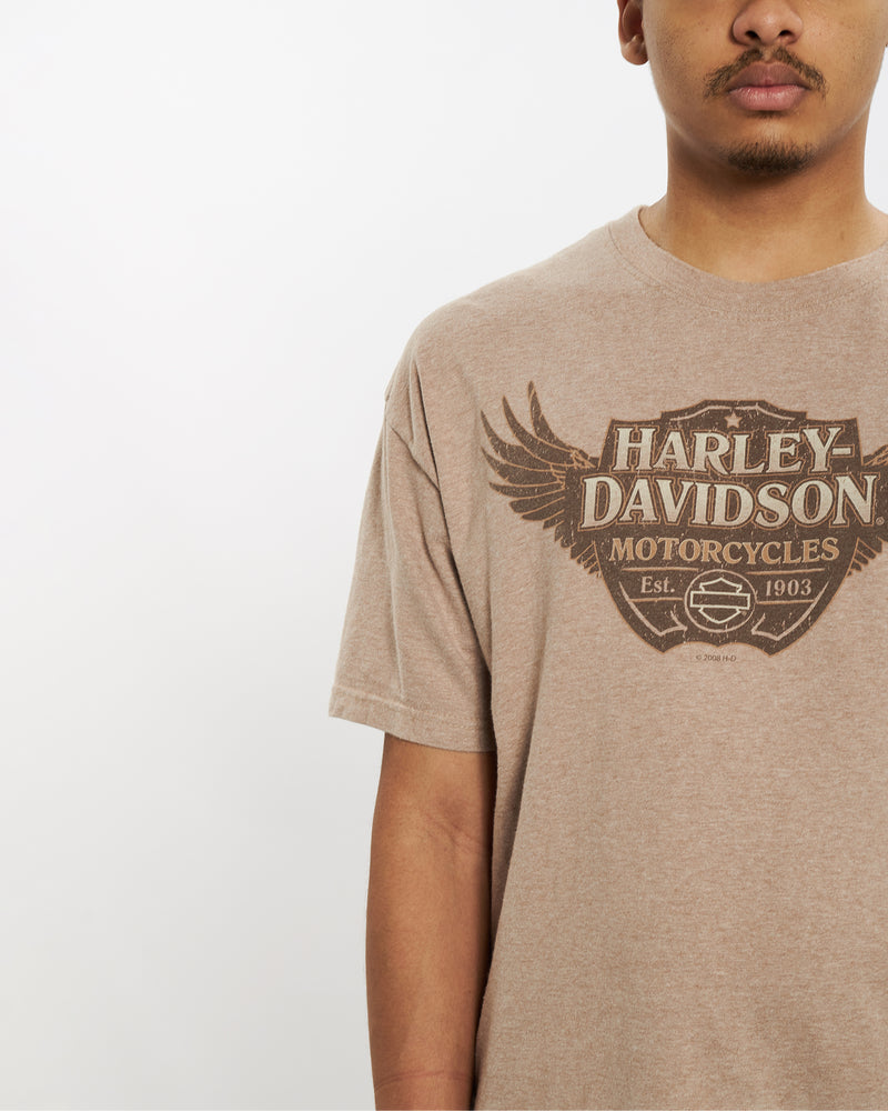 Vintage Harley Davidson Tee <br>M , The Real Deal , newtown, sydney, australia, thrift store, opshop, preloved, secondhand, sustainable, retro, antique, 70s, 80s, 90s, 2000s, 00s, fashion, clothing, streetwear, trendy, garment, style, boutique, store, shop, archive, sale, cheap, best, top