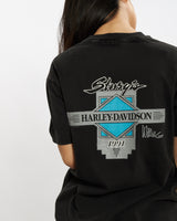 Vintage Harley Davidson Tee <br>S , The Real Deal , newtown, sydney, australia, thrift store, opshop, preloved, secondhand, sustainable, retro, antique, 70s, 80s, 90s, 2000s, 00s, fashion, clothing, streetwear, trendy, garment, style, boutique, store, shop, archive, sale, cheap, best, top