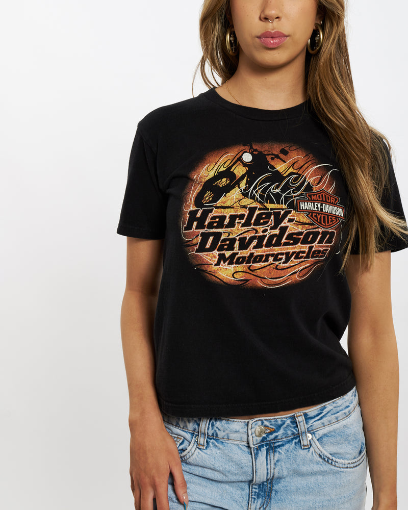 Vintage Harley Davidson Tee <br>XXS , The Real Deal , newtown, sydney, australia, thrift store, opshop, preloved, secondhand, sustainable, retro, antique, 70s, 80s, 90s, 2000s, 00s, fashion, clothing, streetwear, trendy, garment, style, boutique, store, shop, archive, sale, cheap, best, top