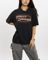 Vintage Harley Davidson Tee <br>S , The Real Deal , newtown, sydney, australia, thrift store, opshop, preloved, secondhand, sustainable, retro, antique, 70s, 80s, 90s, 2000s, 00s, fashion, clothing, streetwear, trendy, garment, style, boutique, store, shop, archive, sale, cheap, best, top